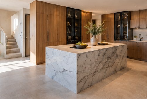 Bespoke marble kitchen